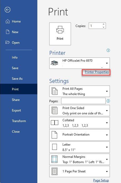 cartridges are set to default print quality